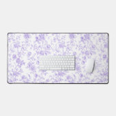Tapis de bureau Toile Violette (Clavier et souris)