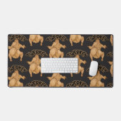 Tapis de bureau Twerkey de Thanksgiving (Clavier et souris)