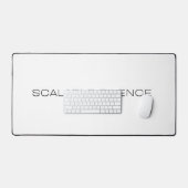 Tapis de bureau typographique grand format Scalabl (Clavier et souris)
