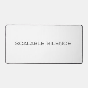 Tapis de bureau typographique grand format Scalabl