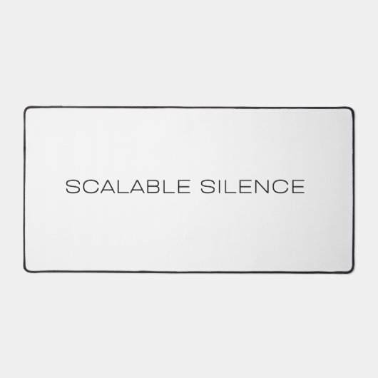 Tapis de bureau typographique grand format Scalabl (Recto)
