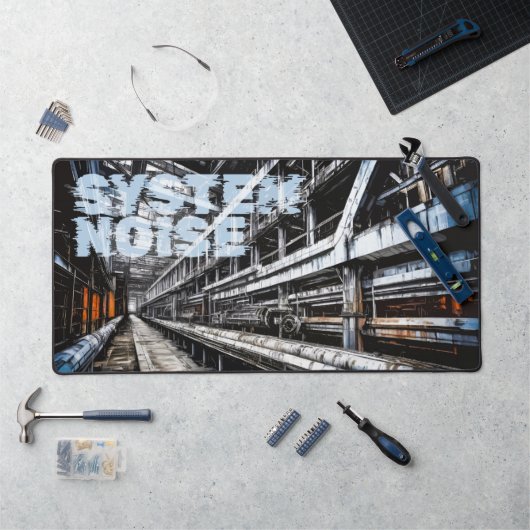 Tapis de bureau Urbex Industriel Grunge Système No (Poste de travail)
