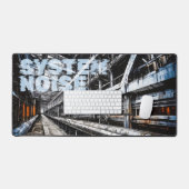 Tapis de bureau Urbex Industriel Grunge Système No (Clavier et souris)
