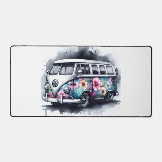 Tapis de bureau Van Life (Recto)