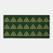 Tapis de bureau vert Trinity Knot (Recto)