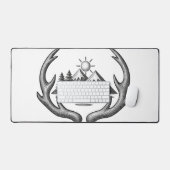 Tapis de bureau vintage Antler Mountain Wilderness (Clavier et souris)