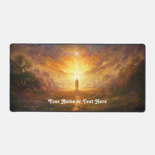 Tapis de bureau Visions célestes personnalisables (Recto)