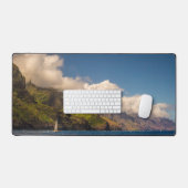 Tapis de bureau Voile le long de la côte (Clavier et souris)