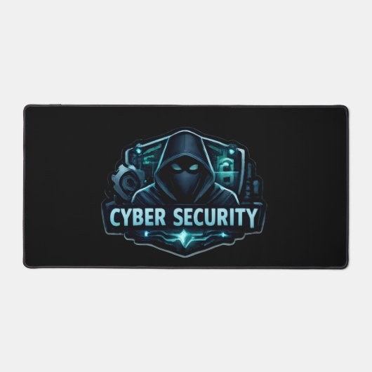 Tapis de bureau XXL Elite Hacker Cybersécurité Ta (Recto)
