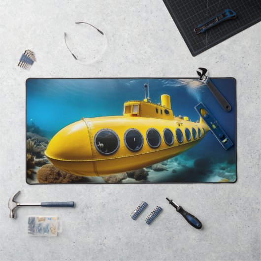 Tapis de bureau Yellow Submarine ! (Poste de travail)