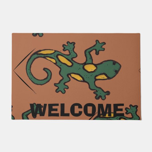 Tapis de carreaux style Gecko mexicain (Devant)