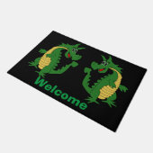 Tapis de conception Dragon Vert (Incliné)