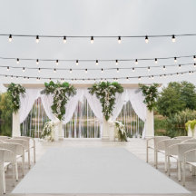 Tapis de couloir de mariage extérieur gris clair m