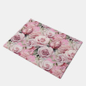 Tapis de cuisine - Roses roses (Incliné)