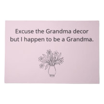 Tapis de décoration grand-mère