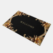 Tapis de fleurs décoratives en or (Incliné)