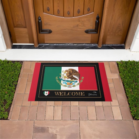Tapis de la maison mexicaine, Drapeau mexicain spo (De plein air)