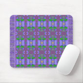 Tapis de la souris à motif violet (Avec souris)