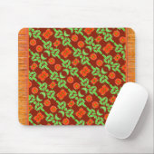 Tapis de la souris doux orange (Avec souris)