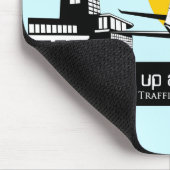 Tapis de la souris du trafic aérien. (Coin)
