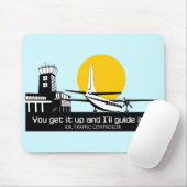 Tapis de la souris du trafic aérien. (Avec souris)