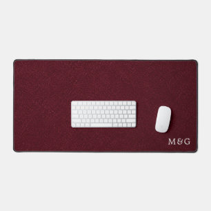 Tapis de Luxe à Monogramme Personnalisé en Velours