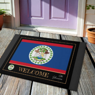 Tapis de maison de Belize, Drapeau de Belizé sport
