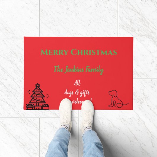 Tapis de Noël amusant (Intérieur)