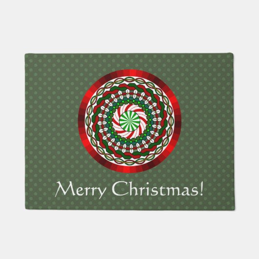 Tapis de Noël aux couleurs de Noël (Devant)