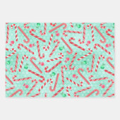 Tapis de Noël Envelopper les feuilles de papier (Devant)