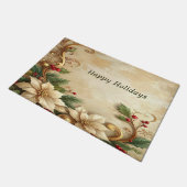 Tapis de Noël floral de fête (Incliné)