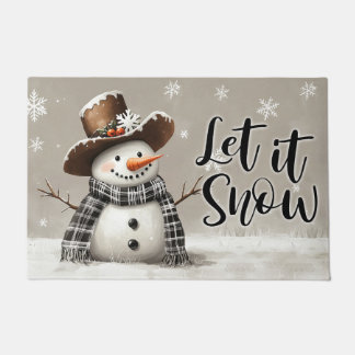 Tapis de Noël "Laissez tomber la neige" – Accueil