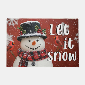 Tapis de Noël "Laissez tomber la neige" – Accueil