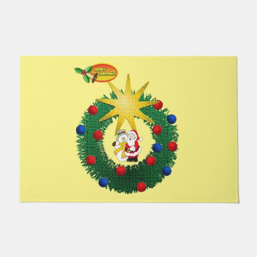 Tapis de Noël, Père Noël (Devant)