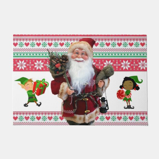 Tapis de Noël, Père Noël (Devant)