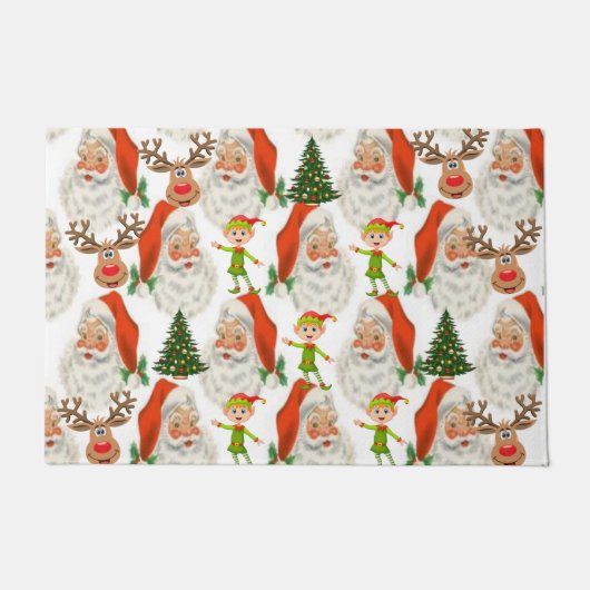 Tapis de Noël, Père Noël (Devant)