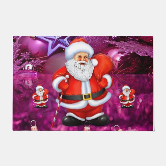 Tapis de Noël, Père Noël (Devant)