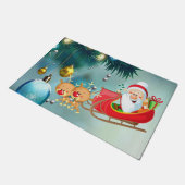 Tapis de Noël, Père Noël (Incliné)