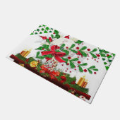Tapis de Noël pour porte (Incliné)