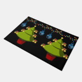 Tapis de Noël pour porte (Incliné)