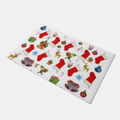 Tapis de Noël pour porte (Incliné)