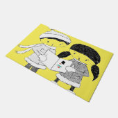 Tapis de Noël pour porte (Incliné)