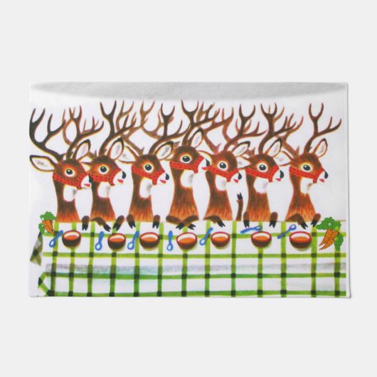 Tapis de Noël, Renne (Devant)
