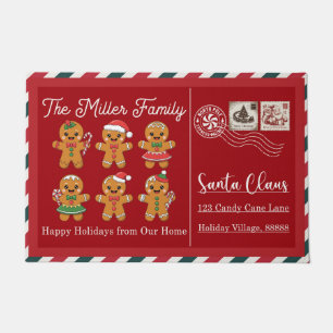 Tapis de Noël "Santa Stop Here" – Drôle de Décorat