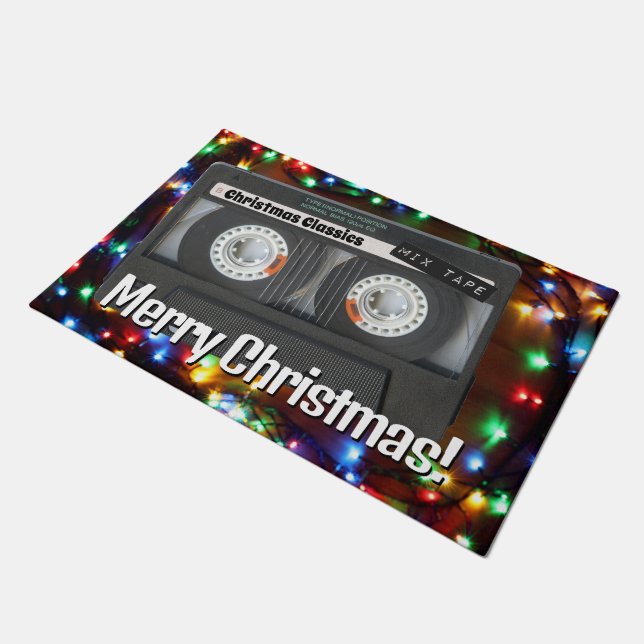 Tapis de Noël sur cassette personnalisable (Incliné)