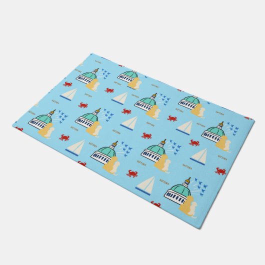 Tapis de nourriture pour chien Annapolis Terre, Me (Incliné)