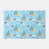 Tapis de nourriture pour chien Annapolis Terre, Me (Devant)
