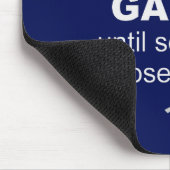 Tapis de perte de souris d'Internet de WiFi - bleu (Coin)