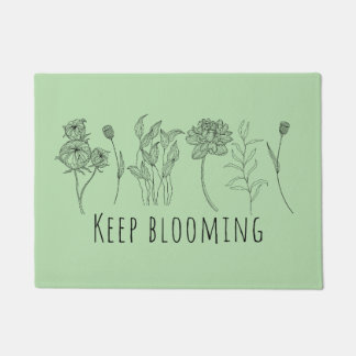 Tapis de pied de Keep Blooming