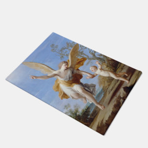 Tapis de plancher d'art "d'ange de The Guardian"